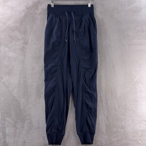 Lululemon Dance Studio Jogger Womens Size 4 Navy Drawstring Athletic Pants